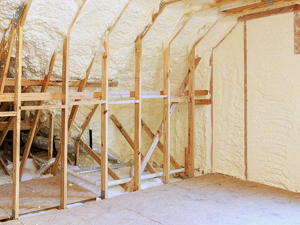 Residential home foam insulation